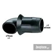 Είσοδος συλλέκτη Ø76X63μμ Spaggari Ιταλία