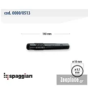 Spaggiari Μαύρο Λάστιχο Κοντό 14cm
