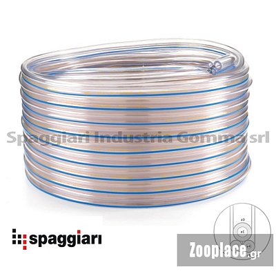 Διαφανής τριπλός σωλήνας PVC
