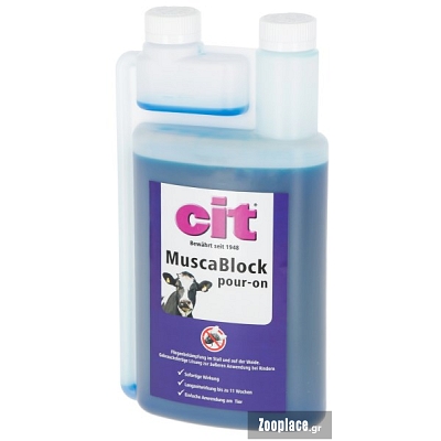 εντομοαπωθητικό CIT MUSCABLOCK POUR-ON 1000ml