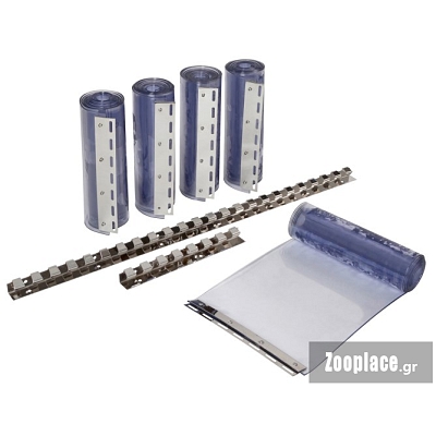 Kerbl Λωριδοκουρτίνα Σετ 225 x 30 εκ. από PVC