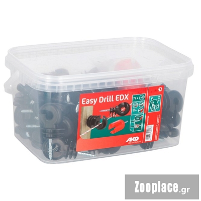 KERBL Μονωτήρας Easy Drill EDX 75 τεμάχια +Κλειδί - Αντάπτορας για Βίδωμα Μονωτήρων Ξύλου