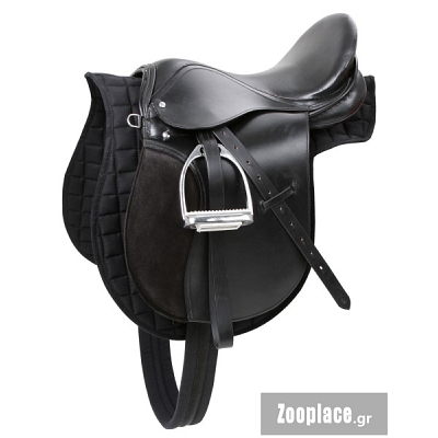 Σέλα αλόγου 125 εκ. Μαύρη Haflinger 17.5 ιντσών