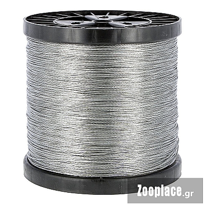 Σύρμα για Ηλεκτρικό Φράχτη 1000 m 0.12Ω ανά m ø 1.5 mm (Πολυσύρμα)